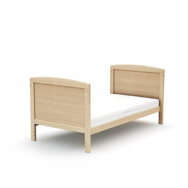 Lit bébé évolutif essentiel 60 x 120 cm hêtre verni At4