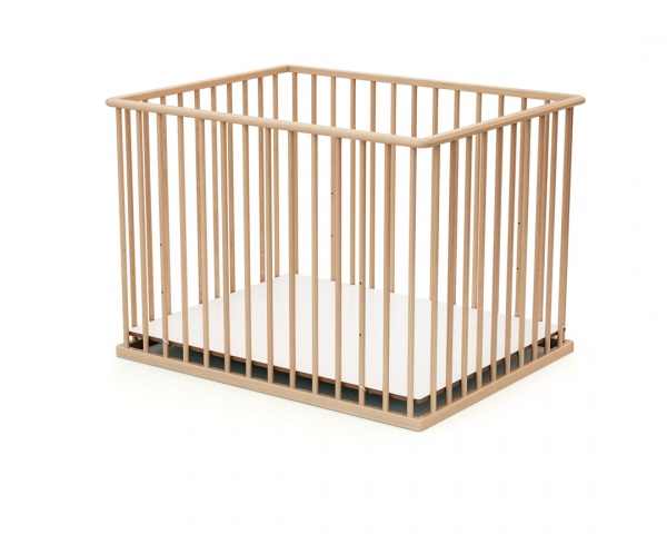 Parc bébé 70x100 cm webaby hêtre verni At4