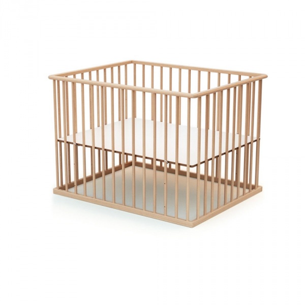 Parc bébé 70x100 cm webaby hêtre verni At4