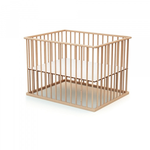 Parc bébé 70x100 cm webaby hêtre verni At4