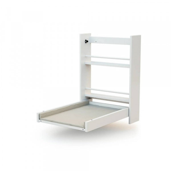 Table à langer murale essentiel blanc avec matelas a langer At4