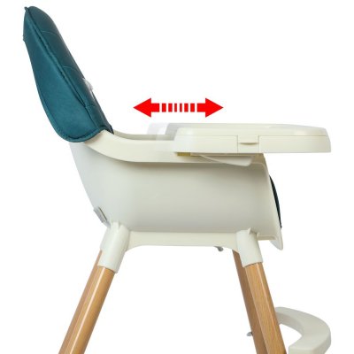 Chaise haute lorentz cobalt