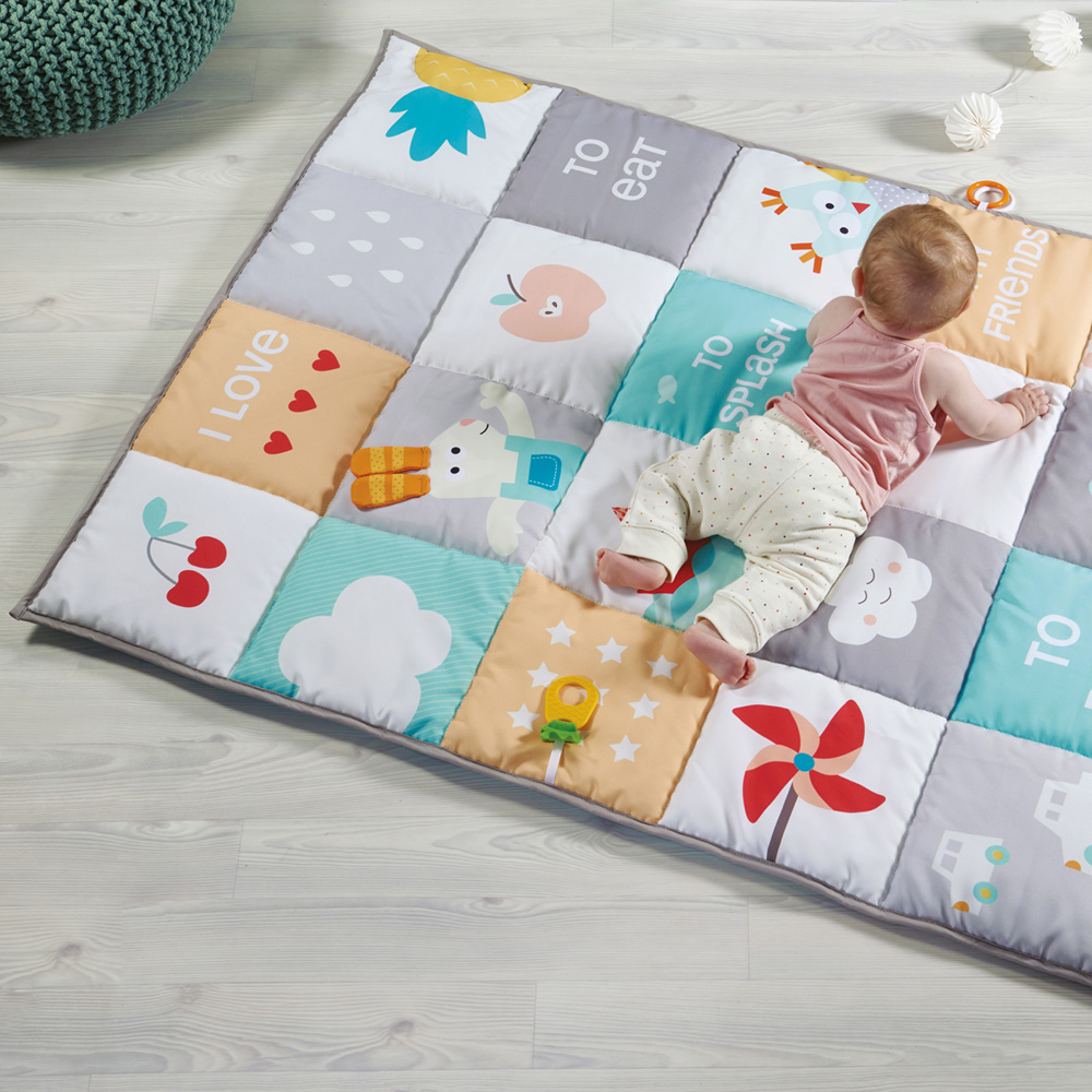 Tapis D Eveil Geant Sans Arche 100x150cm De Taf Toys Sur Allobebe