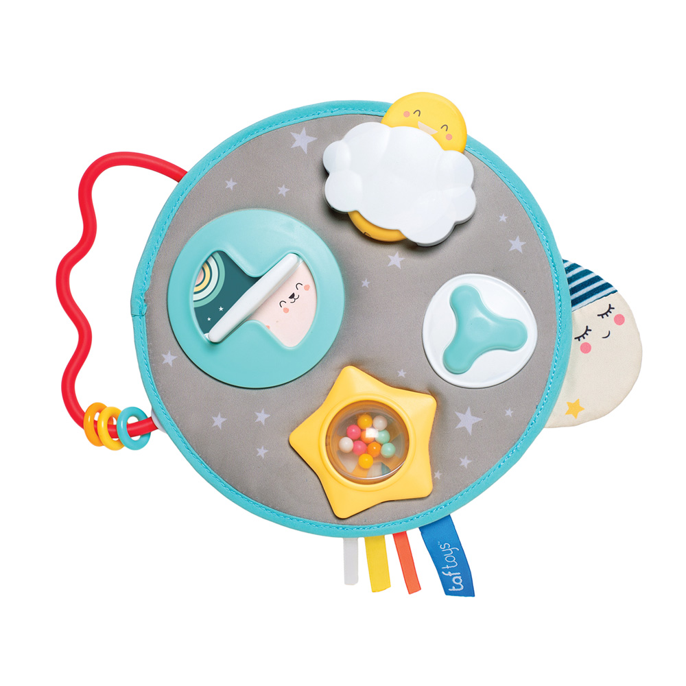 Jouet D Eveil Bebe Centre D Activites Mini Lune De Taf Toys Sur Allobebe