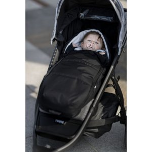 Nid d'ange newborn noir pour poussette thule Thule