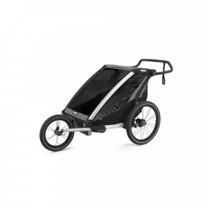 Pack remorque vélo chariot lite 2 agave + assise pour nouveau-né infant sling + kit jogging Thule
