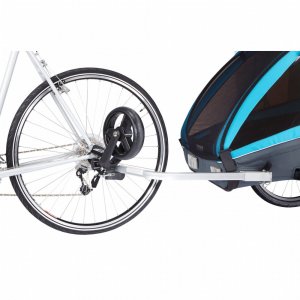 Pack remorque vélo coaster xt blue + assise pour nouveau-né infant sling Thule