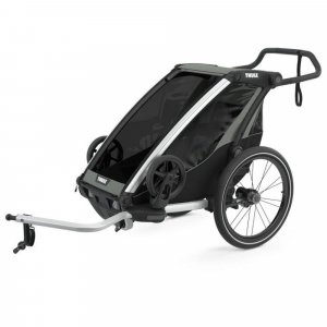 Pack remorque vélo chariot lite 1 agave + assise pour nouveau-né infant sling Thule