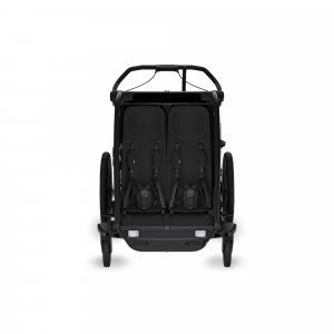 Pack remorque vélo chariot sport 2 black + assise pour nouveau-né infant sling + kit jogging Thule