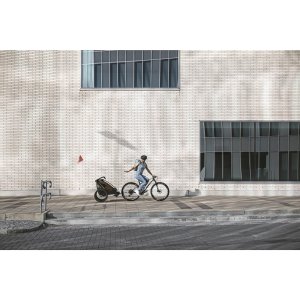 Remorque pour vélo chariot lite 1 place vintage green - génération 3 Thule