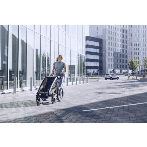 Remorque pour vélo chariot lite 1 place vintage green - génération 3 Thule