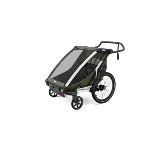 Remorque pour vélo chariot lite 2 places vintage green - génération 3 Thule
