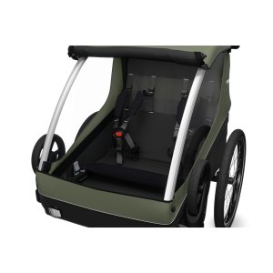 Remorque pour vélo courier vintage green Thule