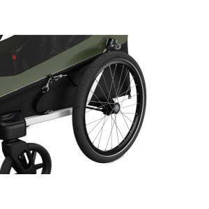 Remorque pour vélo courier vintage green Thule