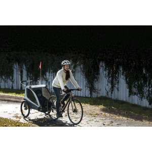 Remorque à vélo pour enfant coaster xt soft blue Thule