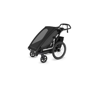Pack remorque vélo chariot sport 1 place black + kit jogging Thule