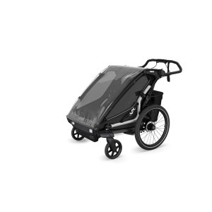 Pack remorque vélo chariot sport 1 place black + kit jogging Thule