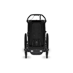 Pack remorque vélo chariot sport 1 place black + kit jogging Thule