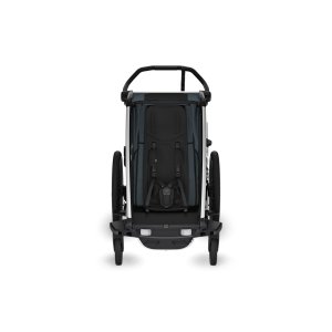 Pack remorque vélo chariot cross 1 place dark slate + kit jogging Thule