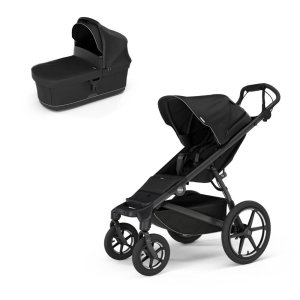 Poussette duo urban glide 4 black + nacelle urban glide black Thule