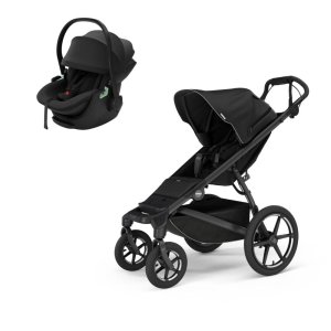 Poussette duo urban glide 4 black + siège auto maple black Thule