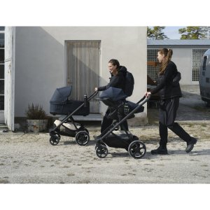 Poussette duo charm avec nacelle darkest blue Thule