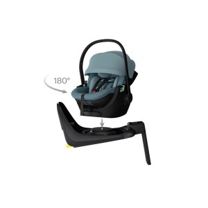 Poussette trio urban glide 4 mid blue + siège auto maple mid blue + nacelle urban glide mid blue Thule