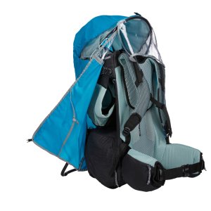 Housse imperméable bleue pour porte bébé sapling Thule