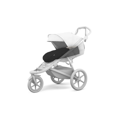 Nid d'ange newborn noir pour poussette thule