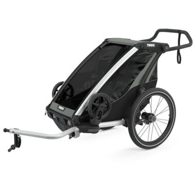 Pack remorque vélo chariot lite 1 agave + assise pour nouveau-né infant sling + kit jogging