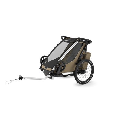 Remorque pour vélo chariot cross 1 faded khaki