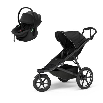 Poussette duo urban glide 3 black + siège auto maple black