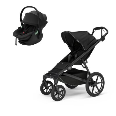 Poussette duo urban glide 4 black + siège auto maple black
