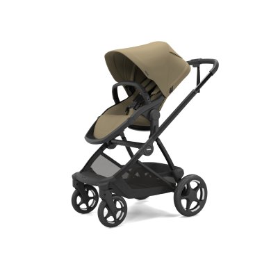 Poussette duo charm avec nacelle faded khaki