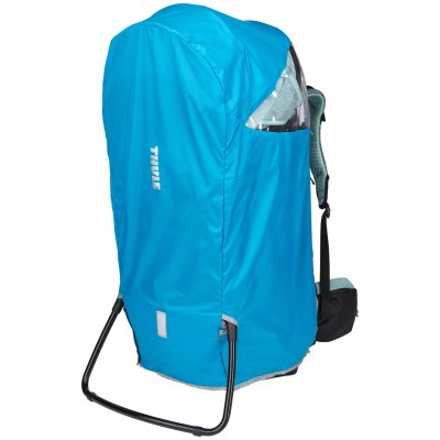 Housse imperméable bleue pour porte bébé sapling