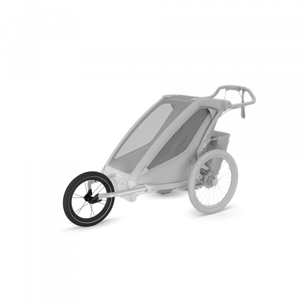 Pack remorque vélo chariot cross 1 dark slate + assise pour nouveau-né infant sling + kit jogging Thule