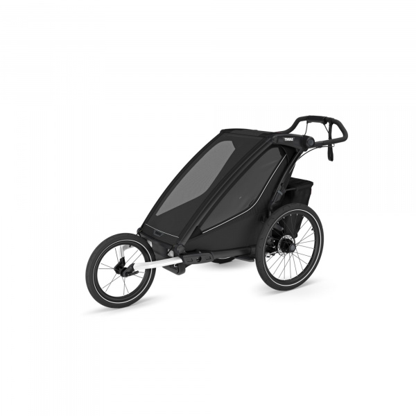 Pack remorque vélo chariot sport 1 black + assise pour nouveau-né infant sling + kit jogging Thule