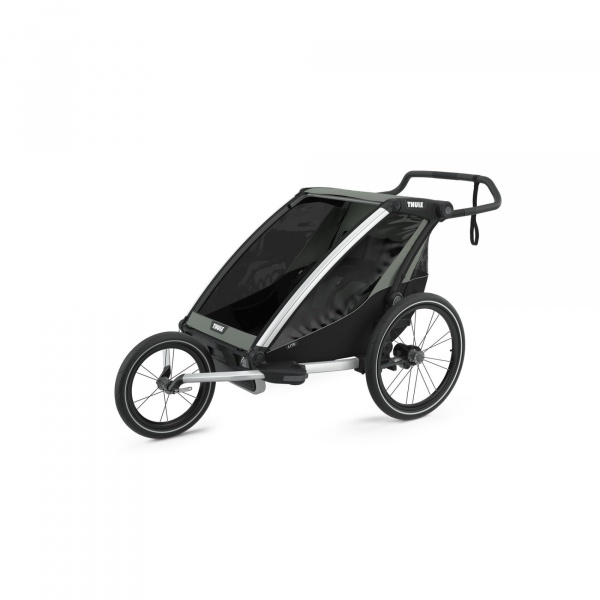 Pack remorque vélo chariot lite 2 agave + assise pour nouveau-né infant sling Thule