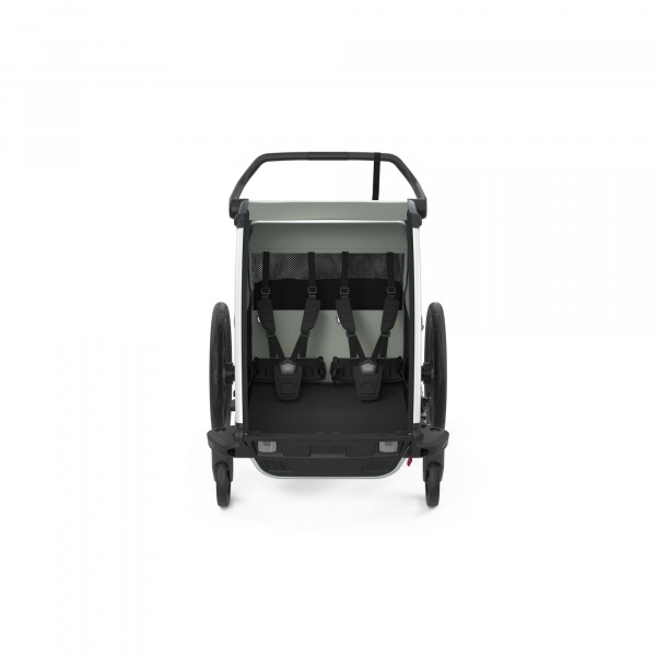 Pack remorque vélo chariot lite 2 agave + assise pour nouveau-né infant sling Thule