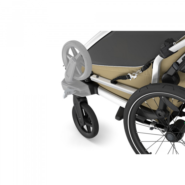 Pack remorque vélo chariot cross 1 dark slate + assise pour nouveau-né infant sling Thule