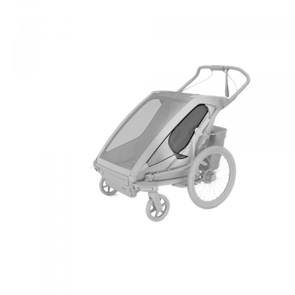 Pack remorque vélo chariot sport 1 black + assise pour nouveau-né infant sling Thule