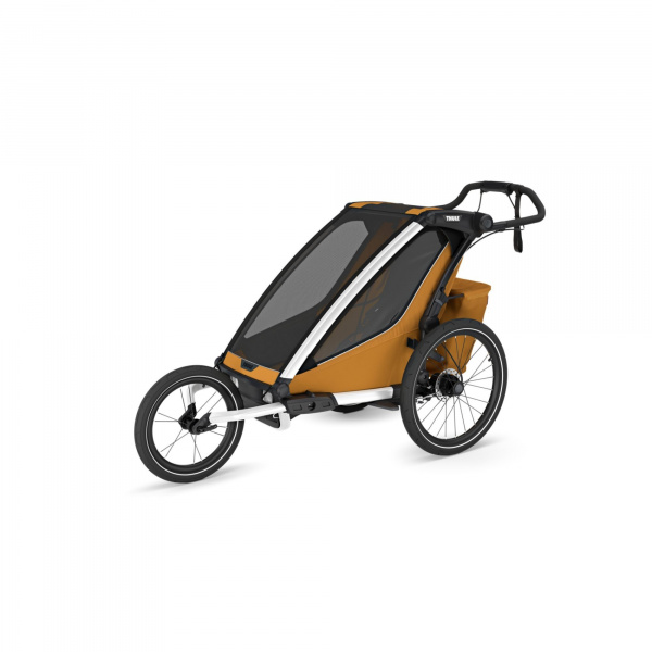 Pack remorque vélo chariot sport 1 natural gold + assise pour nouveau-né infant sling Thule