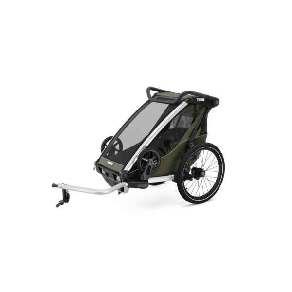 Remorque pour vélo chariot lite 1 place vintage green - génération 3 Thule