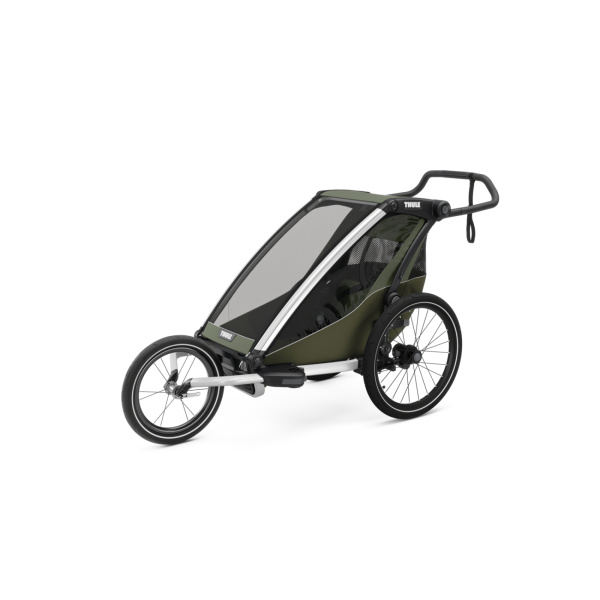 Remorque pour vélo chariot lite 1 place vintage green - génération 3 Thule