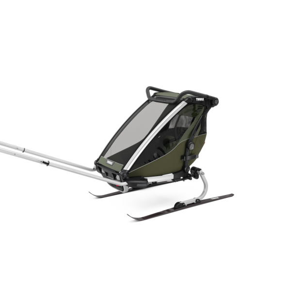 Remorque pour vélo chariot lite 1 place vintage green - génération 3 Thule