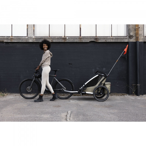 Remorque pour vélo chariot cross 2 faded khaki Thule