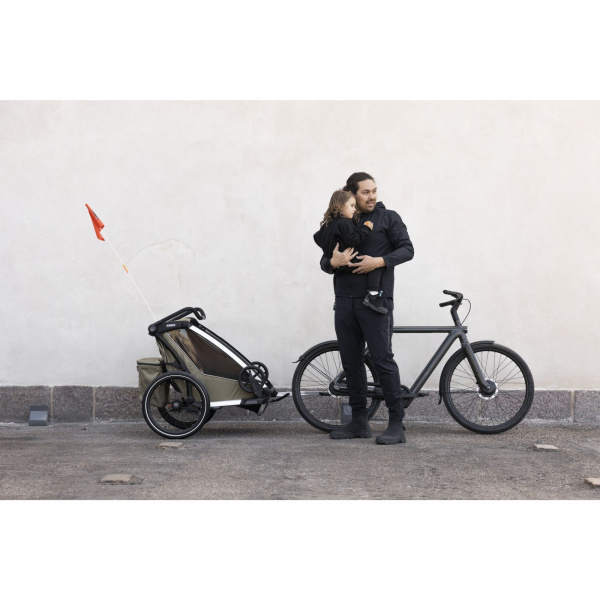 Remorque pour vélo chariot cross 2 faded khaki Thule