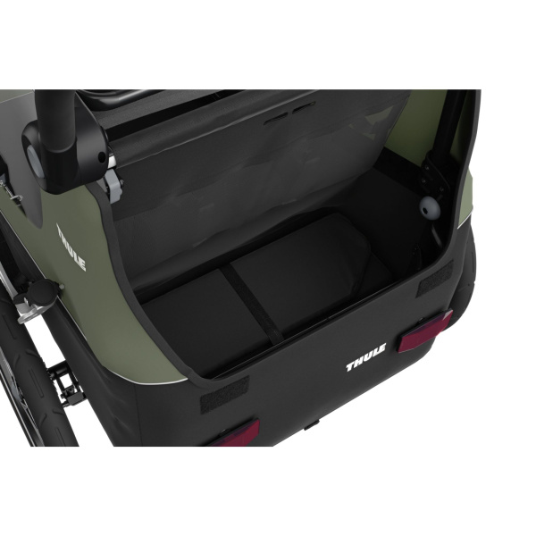Remorque pour vélo courier vintage green Thule