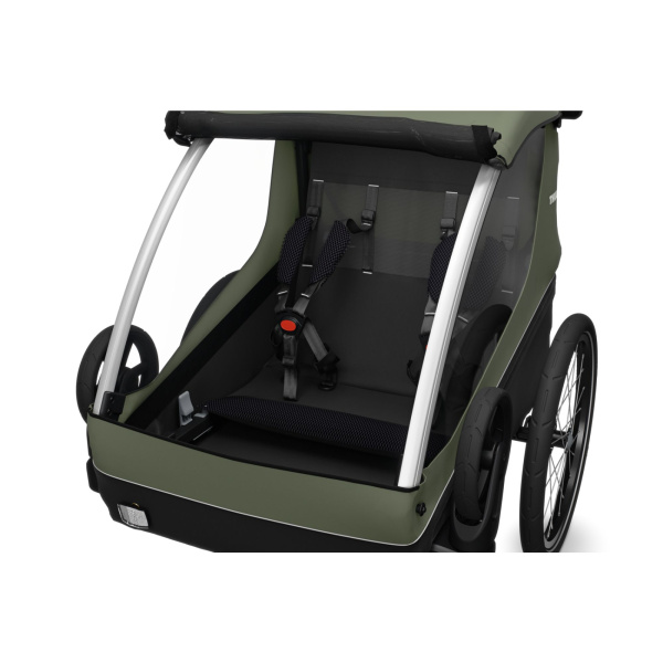 Remorque pour vélo courier vintage green Thule