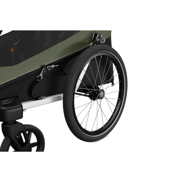 Remorque pour vélo courier vintage green Thule